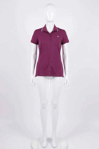 Koszulka polo sportowa J.Lindeberg - Bordowa