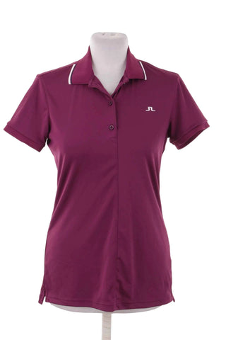 Koszulka polo sportowa J.Lindeberg - Bordowa