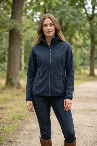 Damska Kurtka Softshell Blue Hors Granatowa