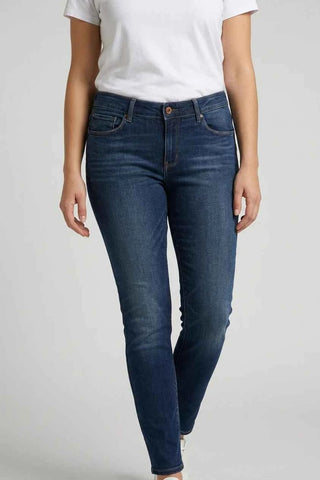 Jeansy Skinny Demi Curve - Granatowe