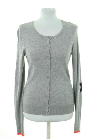 Sweter cienki szary