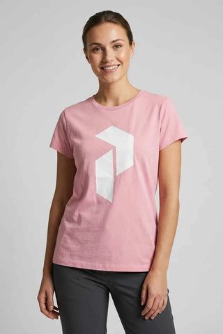 T-shirt damski Peak Performance - Różowy
