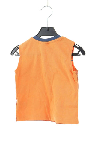 Oranžový top so vzorom